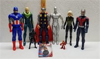 Lot of Action Figures- Captain America