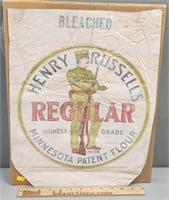 Henry Russell's Minnesota Flour Bag Advertising