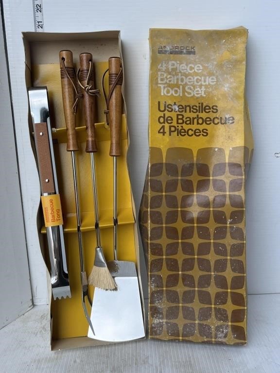 4 pce barbecue tool set