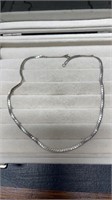 Sterling Silver 16" Herringbone Chain Italy 925