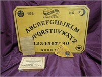 Antique Ouija Fuld board. Egyptian Luck board.