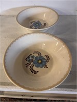 S/2 Royal China Jeanette Serving Bowls