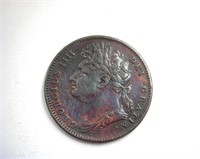 1825 Farthing XF George IV