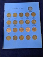 Elizabeth II One Cent Coin Set