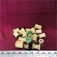 Lot Of Vintage Sewing Thread Spools