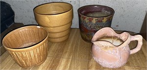 Pottery Planters Inc. Haeger, 5-8in dia