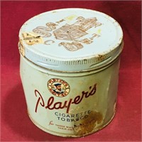 Player's Cigarette Tobacco Can (Vintage)