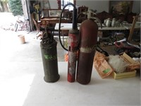 (2) Fire Extinguishers, Hand Pump