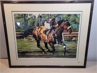 Jockey-Horse "John Henry" Signed & Numbered Print