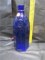 Antique Carter's Cobalt Blue 9&7/8" Ink Bottle