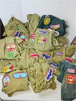 Approximately 20 Boy Scouts of America shirts