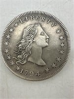 Copy of a 1794 liberty coin