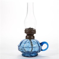 PANEL OPTIC FINGER LAMP, blue, globular-form with