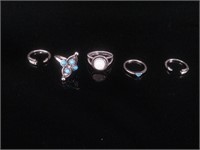 (5) Handmade Fashion Rings