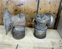 2 Carbide Miners Lamps
