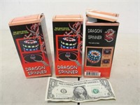 3 Dragon Spinners in Boxes