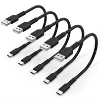 NEW 5PK 6" USB C Cable Fast Charging