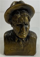 Charles M Russell  Bust Statue