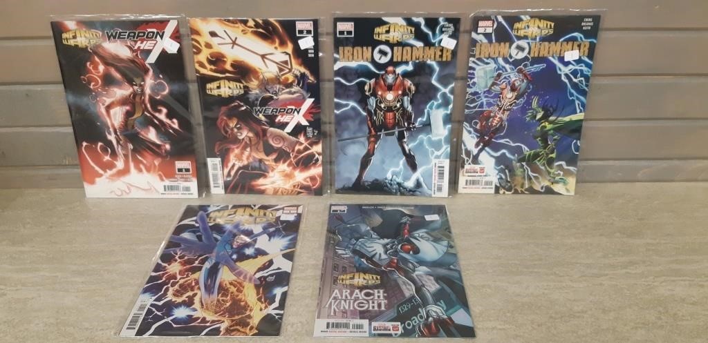 6 Marvel Infinity Warp comics