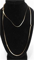 Lot #5016 - Marked 14kt gold ladies necklace