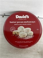 David’s cookies butter pecan melt always best by