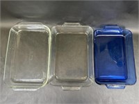 Anchor Hocking and Pyrex Glass Baking Dishes