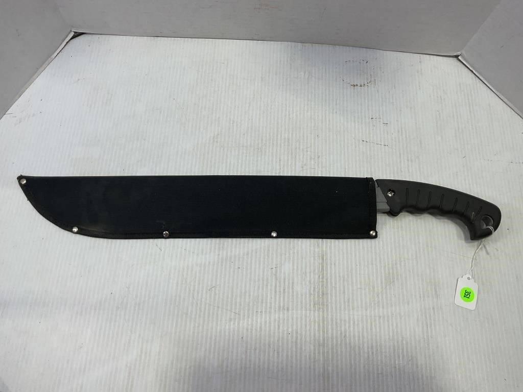 MACHETE WITH SHEATH - 24 1/2" OVERALL LENGTH