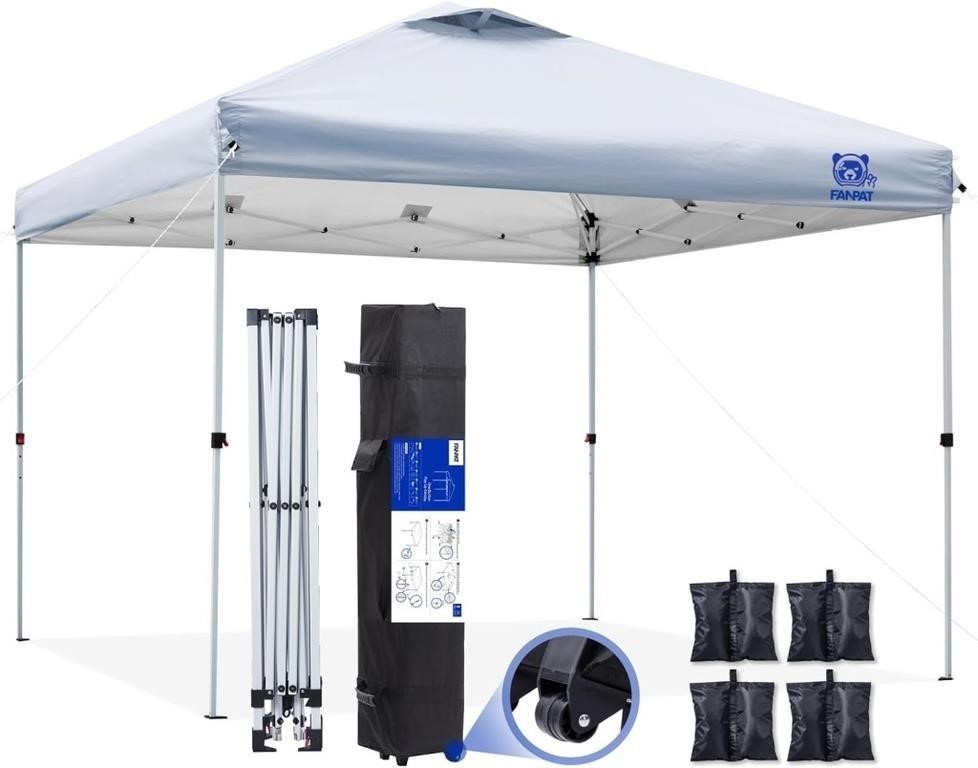 10x10 Pop Up Canopy Tent,300D Silver-Coating Top