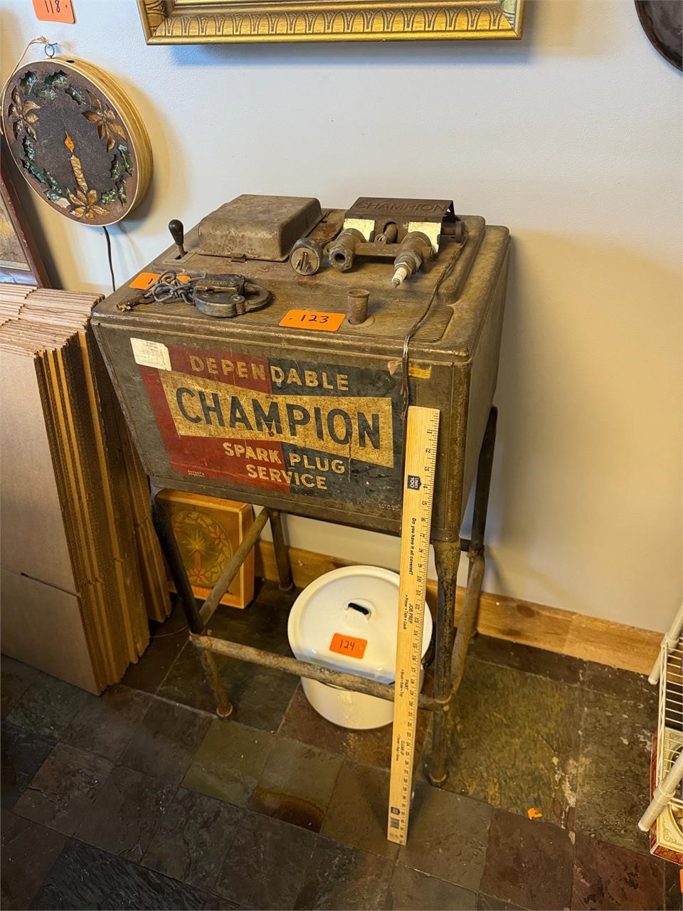 Vintage Champion Spark Plug Service Tester