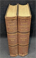 2 Volume Set Of Life Of Lord Lawrence Hardcovers