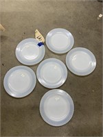 6 pc, Petal Ware Plates
