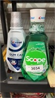 Crest and scope, mouthwash