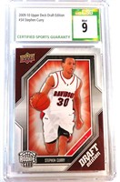 2009-10 UD Draft Edition #34 Stephen Curry CSG 9