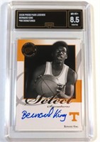 Signed Bernard King 2008 Press Pass Legends GMA