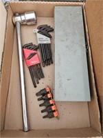Drill bits - Allen wrenches- breaker bar