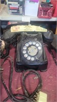 Old black phone