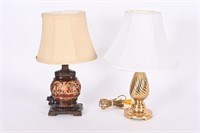 Vintage Brass, Oriental Style Lamps