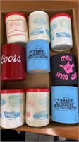 Lot of 9 Beer Coozies