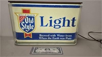 Heileman's Old Style Light Beer Lighted