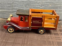 Wells Fargo Wooden Handcrafted Truck