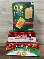 Club cracker, 8 pack cream of mushroom & 12 pack