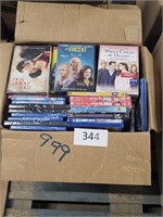box of asst DVD/bluerays