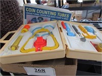 Fisher Price Medical Kit & Coin Counting Tubes