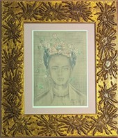 Original Drawing in the Manner of Frida Khalo