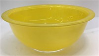 Pyrex Yellow And Clear Glass Mixing Bowl