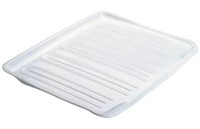 Rubbermaid Antimicrobial Drain Board Large, White