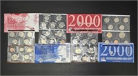1999 D&P, 2000 D&P US Mint Uncirculated Coin Sets