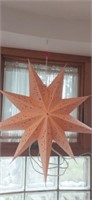 Hanging paper star lantern