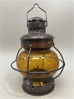 Antique Style  Oil Lamp Copper Lantern With Hollow
