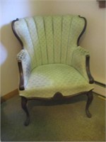 antique parlor chair .